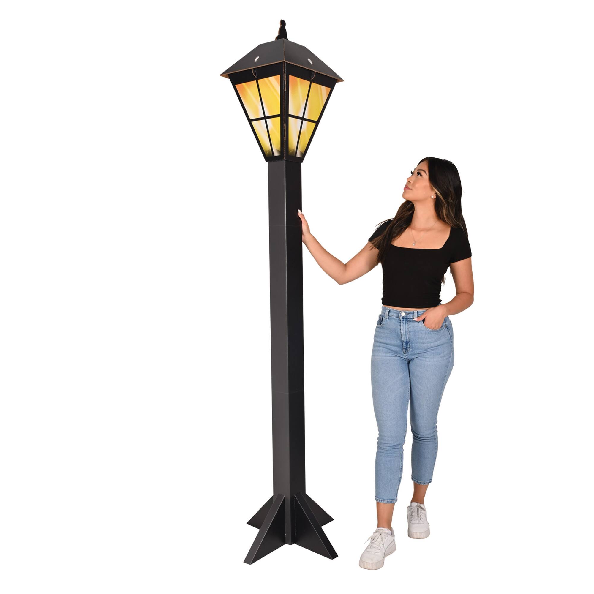 Beistle 7ft. Black 3D Lamppost Prop